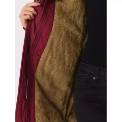 Women's Winter Parka Jacket Warm Windproof Long Puffer Coat With Faux Fur Hood -Fashion Clothing Store 7475404 ALT3