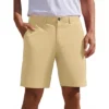 Men's Dress Shorts Flat Front Lightweight Summer Business Formal Shorts With Pocket