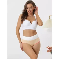 6 Packs Women's High Waist Underwear Stretch Briefs Underpants Tummy Control Cotton Panties -Fashion Clothing Store 7478701 ALT2