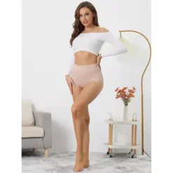 8 Packs Women's Soft High Waist Underwear Stretch Briefs Underpants Tummy Control Panties -Fashion Clothing Store 7478966 ALT3