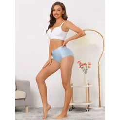 7 Packs Women's Tummy Control No Show Hipster Underwear High-Waisted Breathable Brief -Fashion Clothing Store 7478973 ALT3