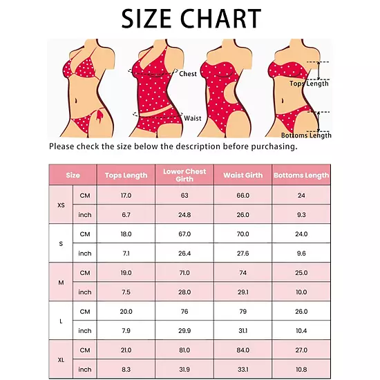 Women's Square Ring Bikini Sets, 2 Pieces Adjustable Spaghetti Straps Triangle Bottoms Swimwear 5 Women's Square Ring Bikini Sets, 2 Pieces Adjustable Spaghetti Straps Triangle Bottoms Swimwear - Image 5