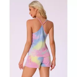 Women's Pajama Set Cotton Cami Shorts Pjs Sets 2 Piece Sleep Set Soft Modal Sleepwear -Fashion Clothing Store 7542821 ALT2