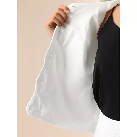 Tweed Blazer Set For Women's Elegant Work 2 Piece Blazer Skirt Suit 4 Tweed Blazer Set For Women's Elegant Work 2 Piece Blazer Skirt Suit - Image 4