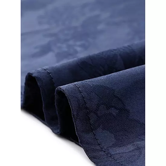 Spaghetti Strap Satin Midi Dress For Women's Summer Square Neck Lace Up Slit Dresses 4 Spaghetti Strap Satin Midi Dress For Women's Summer Square Neck Lace Up Slit Dresses - Image 4