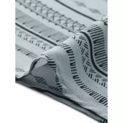 Tops For Women's Summer V Neck Boho Print Chiffon Cinched Waist Top Batwing Dolman Sleeve Blouses -Fashion Clothing Store 7602247 ALT3