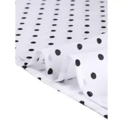 Polka Dots Tops For Women's Puffy Sleeve Round Pleated Neck Casual Office Blouse 8 Polka Dots Tops For Women's Puffy Sleeve Round Pleated Neck Casual Office Blouse -Fashion Clothing Store 7602311 ALT3