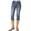 Women's Skinny Jeans Elastic Waist Classic Slimming Jeggings Denim Capri Pants