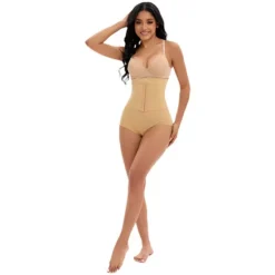 Women's Front Hook Closure Tummy Control Briefs Panties High Waist Hip Lifter Shaperwear -Fashion Clothing Store 7603012 ALT3