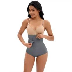 Women's Front Hook Closure Tummy Control Briefs Panties High Waist Hip Lifter Shaperwear