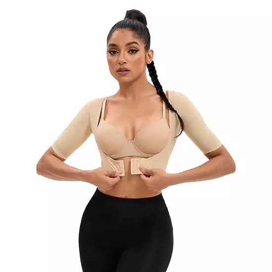 Women's Front Hook Closure Bust Shaperwear Vest Compression Sleeves Slimming Tops 7 Women's Front Hook Closure Bust Shaperwear Vest Compression Sleeves Slimming Tops - Image 7