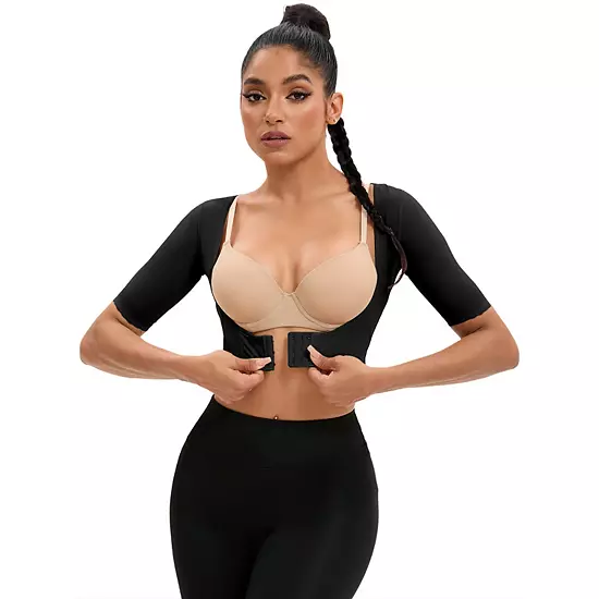 Women's Front Hook Closure Bust Shaperwear Vest Compression Sleeves Slimming Tops 6 Women's Front Hook Closure Bust Shaperwear Vest Compression Sleeves Slimming Tops - Image 6