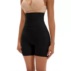 Women's Tummy Control High Elasticity Thigh Slimmers High Waist Hip Lifter No Trace Shaperwear -Fashion Clothing Store 7603175 Black