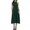 Women's Halter Neck Dresses Sleeveless Formal Cocktail Midi Dress