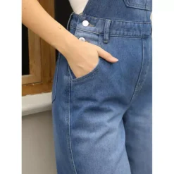 Women's Denim Jumpsuits Dungarees Pockets Spring Fashion Work Outfits Baggy Bib Overalls -Fashion Clothing Store 7604585 ALT3