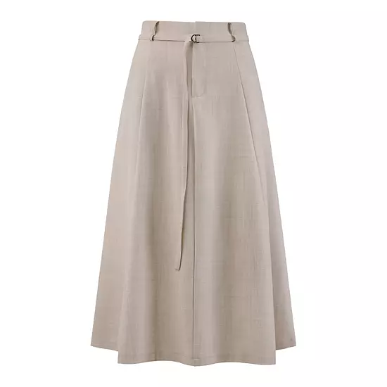 Women's A-Line Skirt With Pockets Elastic High Waist Maxi Skirt 1 Women's A-Line Skirt With Pockets Elastic High Waist Maxi Skirt