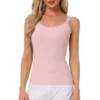 Women's Lace Camisole Tank Tops Cotton Cami Pajamas Top Soft Comfy Undershirt