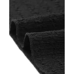 Summer A-Line Skirt For Women's Elastic High Waist Solid Flowy Casual Midi Skirts -Fashion Clothing Store 7696767 ALT3