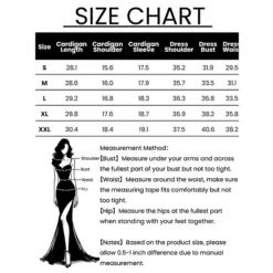 Women's Two Piece Dress Sets Wedding Guest 2 Piece Outfits Sequin Dresses And Open Front Cardigans -Fashion Clothing Store 7696772 ALT4