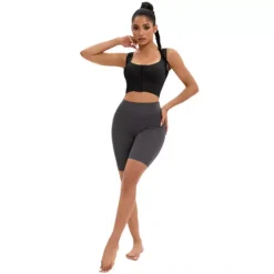 2 Packs Women's Front Closure Full Support Sports Bra Workout Wirefree Padded Bras -Fashion Clothing Store 7712974 ALT2