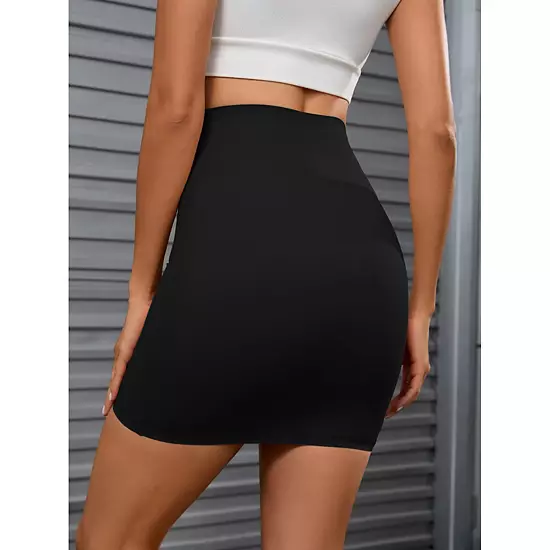 3 Packs Women's High Waisted Half Slips Under Dress Tight Skirt Body Shaper Slimming Slips 3 3 Packs Women's High Waisted Half Slips Under Dress Tight Skirt Body Shaper Slimming Slips - Image 3