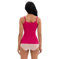 2 Packs Women's Adjustable Straps Cami Tummy Control Slimming Tops No Trace Shaping Camisoles -Fashion Clothing Store 7718228 ALT2