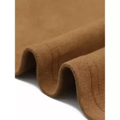 Suede Midi Skirts For Women's Work Casual Fall Winter A Line Skirt Trendy -Fashion Clothing Store 7739551 ALT3