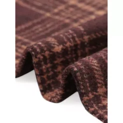 Plaid Skirts For Women's Vintage High Waist Midi A-Line Pleated Skirt With Pockets -Fashion Clothing Store 7739554 ALT3