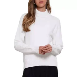 Turtleneck Sweater For Women's Long Sleeve Fall Winter Casual Pullover Knit Top