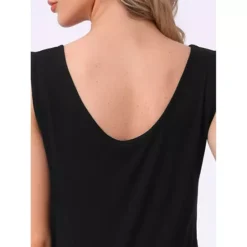 2Pcs Women's Lingerie Ruffle Sleeveless Soft Nightgown V Neck Chemise Loungewear 11 2Pcs Women's Lingerie Ruffle Sleeveless Soft Nightgown V Neck Chemise Loungewear -Fashion Clothing Store 7755447 ALT3