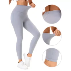 Women's High Waist Tummy Control Workout Running Leggings Soft Shapewear Pants -Fashion Clothing Store 7765853 ALT3