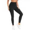 Women's High Waist Tummy Control Workout Running Leggings Soft Shapewear Pants