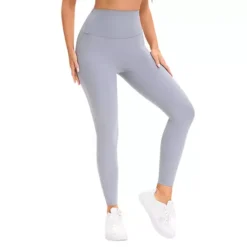 Women's High Waist Tummy Control Workout Running Leggings Soft Shapewear Pants -Fashion Clothing Store 7765853 Grey