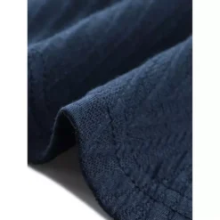 Casual Peplum Top For Women's 3/4 Sleeve Tie V Neck Ruffle Hem Summer Blouse -Fashion Clothing Store 7789874 ALT3