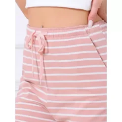 Women's Cotton Pajamas Pants Drawstring Elastic Waist Lounge Yoga Bottoms With Pockets -Fashion Clothing Store 7794908 ALT3