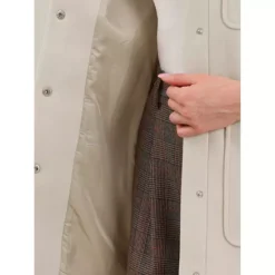 Work Short Coat For Women's Turn Down Collar Single Breasted Long Sleeve Winter Coat With Pockets 10 Work Short Coat For Women's Turn Down Collar Single Breasted Long Sleeve Winter Coat With Pockets -Fashion Clothing Store 7799366 ALT3