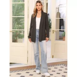 Women's Knit Cardigan Open Front Long Sleeve Lightweight Stretch Sweater Outwear Casual Cardigans 9 Women's Knit Cardigan Open Front Long Sleeve Lightweight Stretch Sweater Outwear Casual Cardigans -Fashion Clothing Store 7799373 ALT2