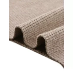 Ribbed Knit Sweater Top For Women Long Sleeve Crewneck Fitted Pullover Shirt -Fashion Clothing Store 7802769 ALT3