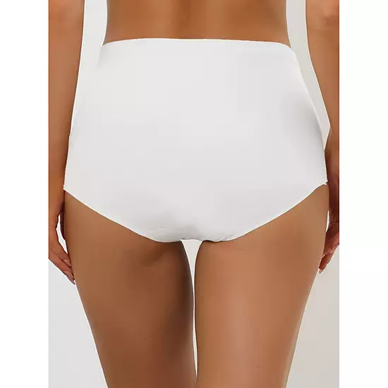 Women's Elastic High-Waisted Seamless Brief Breathable No-Show Hipster Underwear 2 Women's Elastic High-Waisted Seamless Brief Breathable No-Show Hipster Underwear - Image 2