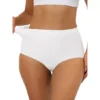 Women's Elastic High-Waisted Seamless Brief Breathable No-Show Hipster Underwear