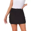 Casual Cargo Skirt For Women's Cotton Blend Low Waist Stretch Denim Mini Skirt