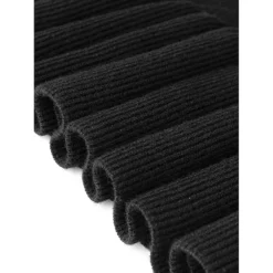 Ribbed Knitted Dresses For Women Sleeveless Bodycon Sweater Ruffle Hem Short Dress -Fashion Clothing Store 7807263 ALT3