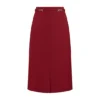 Women's Business Pencil Skirt High Waist Formal Work Knee Length Skirts
