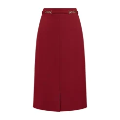 Women's Business Pencil Skirt High Waist Formal Work Knee Length Skirts