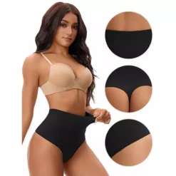 Women's Thong Shapewear Tummy Control High Waist Shaping Panties Body Shaper Underwear -Fashion Clothing Store 7810501 ALT3