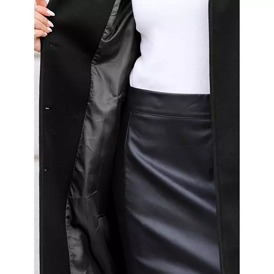 Double Breasted Trench Pea Coat For Womens Elegant Long Sleeve Winter Outerwear With Pockets 4 Double Breasted Trench Pea Coat For Womens Elegant Long Sleeve Winter Outerwear With Pockets - Image 4