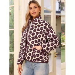 Casual Floral Jackets For Women's Button Long Sleeve Fall Trendy Coats 7 Casual Floral Jackets For Women's Button Long Sleeve Fall Trendy Coats -Fashion Clothing Store 7816539 ALT2