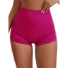 Women's High Waist Slimming Waist Hip Lifter Control Panties Workout Sport Running Short