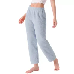 Women's Fleece Pajama Bottoms Fuzzy Elastic Waistband Lounge Plush Warm Winter Lounge Pants 17 Women's Fleece Pajama Bottoms Fuzzy Elastic Waistband Lounge Plush Warm Winter Lounge Pants -Fashion Clothing Store 7819107 Sky Blue
