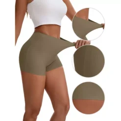Women's Seamless High Waist Tummy Slimming Control Panties Slip Shorts For Under Dresses Boyshort -Fashion Clothing Store 7819121 ALT3